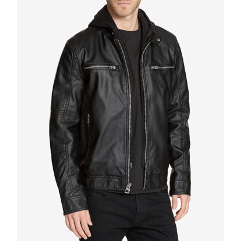 Guess Leather Jacket- accepting offers